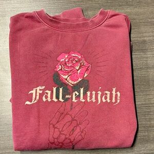 Mallory Ervin vintage-style Fall sweatshirt